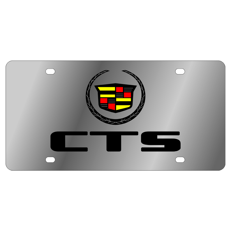 Eurosport Daytona- Compatible with -, Cadillac CTS Stainless Steel License Plate