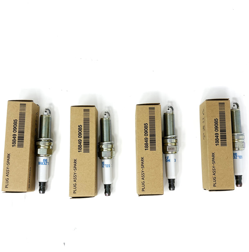 OEM Spark Plugs 4PCS for 2011-19 Santa Fe Sport Sonata 2.0L Turbo / 2.4L Hybrid