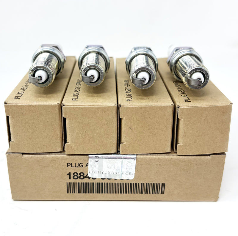 OEM Spark Plugs 4PCS for 2011-19 Santa Fe Sport Sonata 2.0L Turbo / 2.4L Hybrid