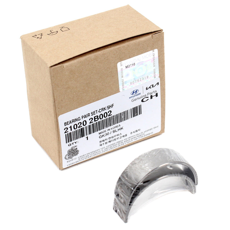 Crankshaft Main Bearing STD Size For 10-22 Hyundai Kia 1.6L 210202B002 GENUINE
