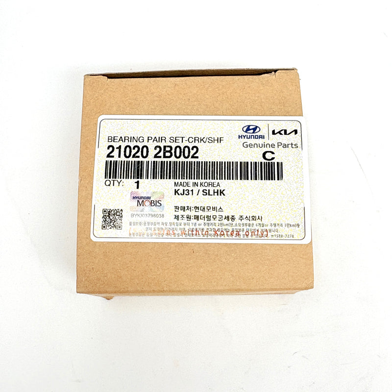 GENUINE Crankshaft Main Bearing STD A Size For 10-22 Hyundai Kia 1.6L 210202B002