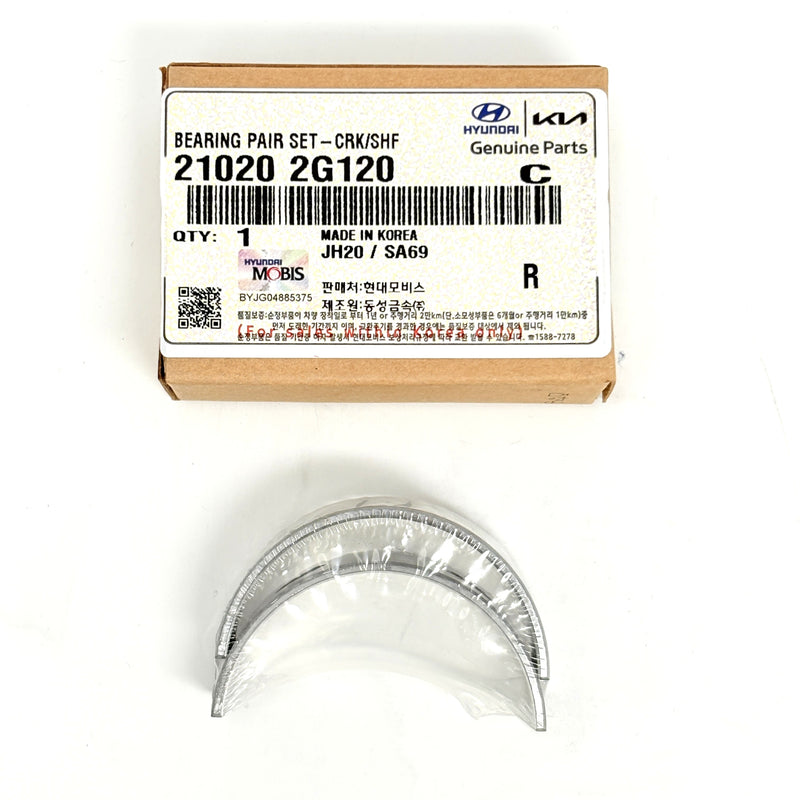 GENUINE Crankshaft Main Bearing "B" 08-18 Hyundai Kia 1.6 2.0 2.4 210202G020