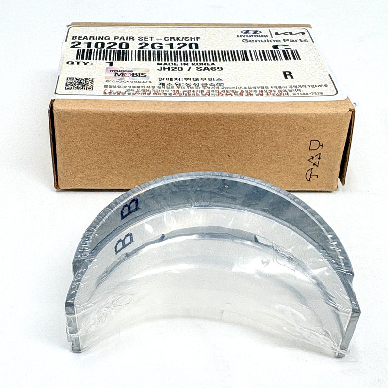 GENUINE Crankshaft Main Bearing "B" 08-18 Hyundai Kia 1.6 2.0 2.4 210202G020