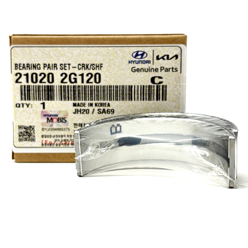 GENUINE Crankshaft Main Bearing "B" 08-18 Hyundai Kia 1.6 2.0 2.4 210202G020