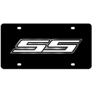 Chevrolet Eurosport Daytona- Compatible SS (White) on Carbon Steel License Plate