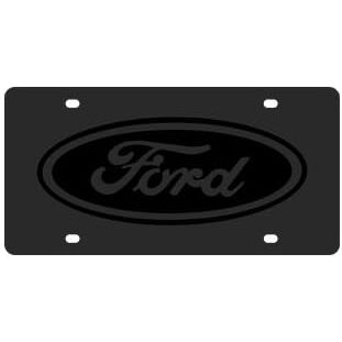 Ford Eurosport Daytona- Compatible Oval on Carbon Steel License Plate