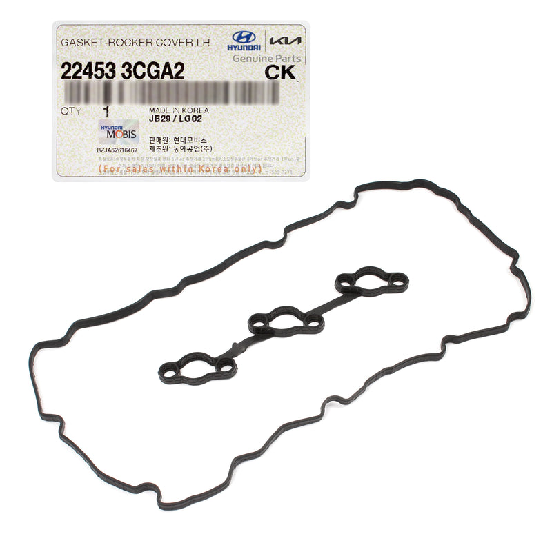 OEM Valve Cover Gasket LEFT for 11-19 Genesis Hyundai Kia 3.3L 3.8L 224533CGA2