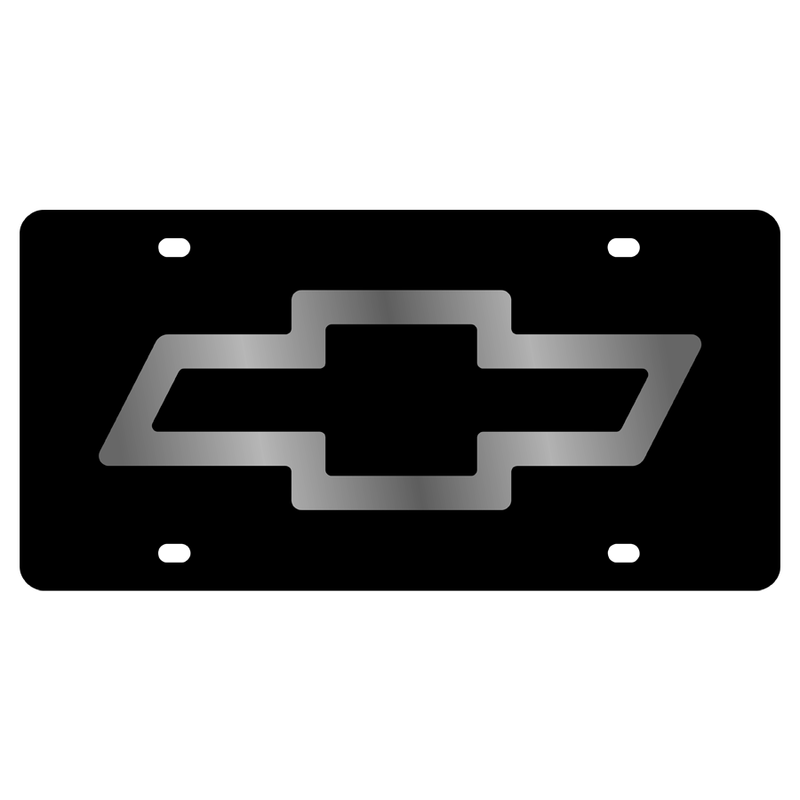 Eurosport Daytona - Compatible with Chevy Mirror Bowtie Acrylic License Plate