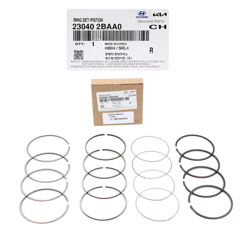 Engine Piston Rings STD for 13-20 Elantra Veloster Forte Soul 1.6L Turbo GENUINE