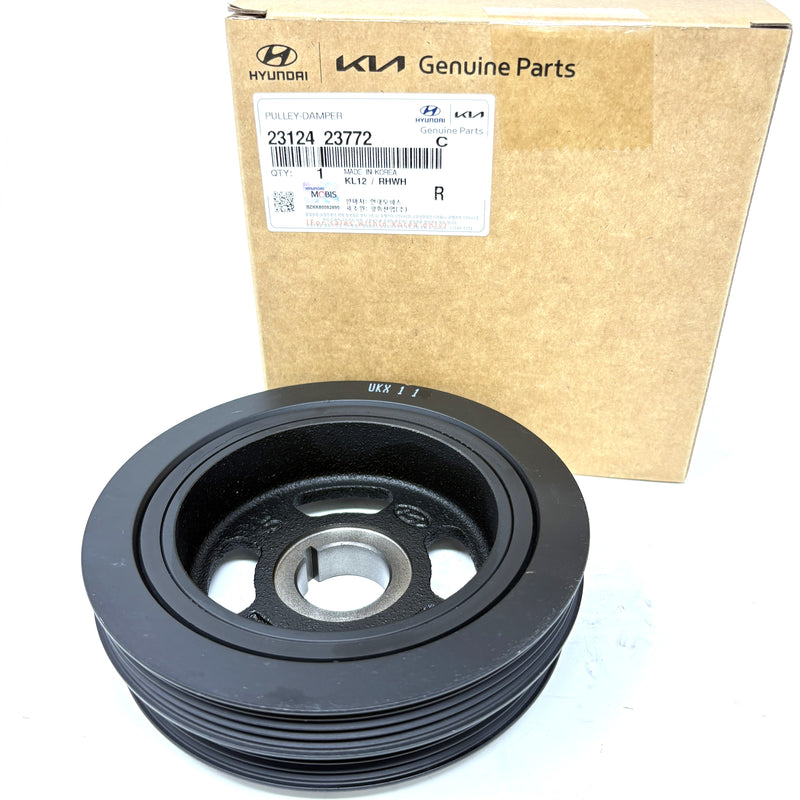 Genuine Crankshaft Damper Pulley Balancer for Kia Hyundai 04-12 2.0L 23124-23772