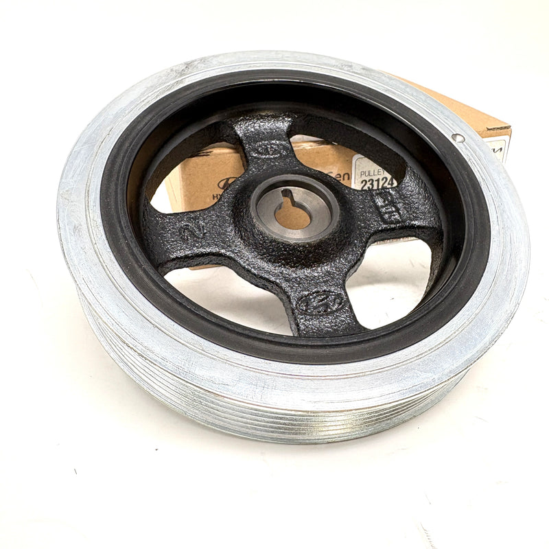 Genuine Crankshaft Damper Pulley for 2010-2020 Hyundai Kia 1.6L 23124-2B020