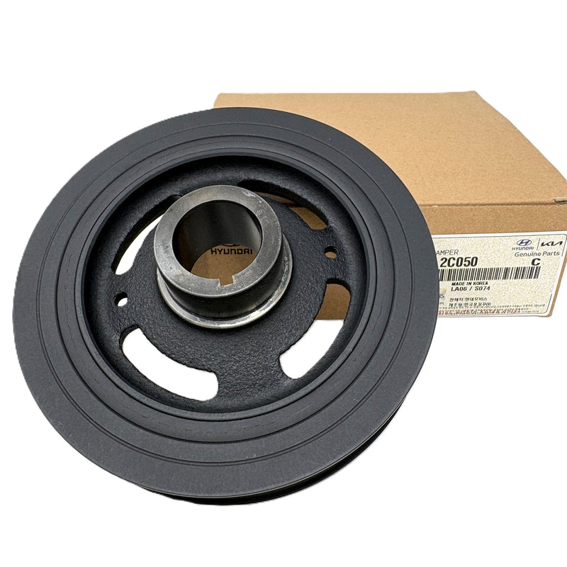 Genuine Crankshaft Damper Pulley for 10-14 HYUNDAI GENESIS COUPE 231242C050