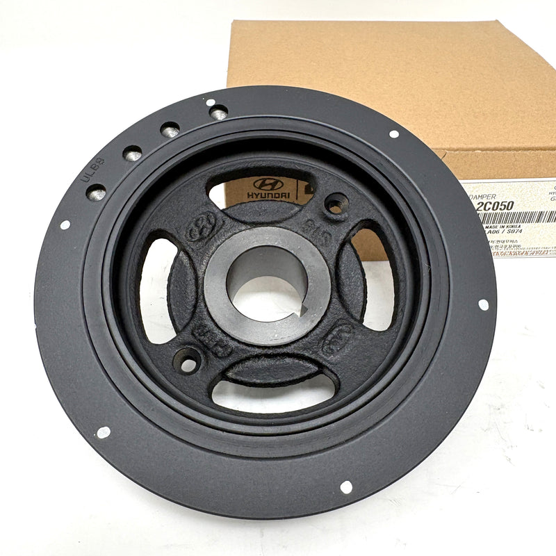 Genuine Crankshaft Damper Pulley for 10-14 HYUNDAI GENESIS COUPE 231242C050