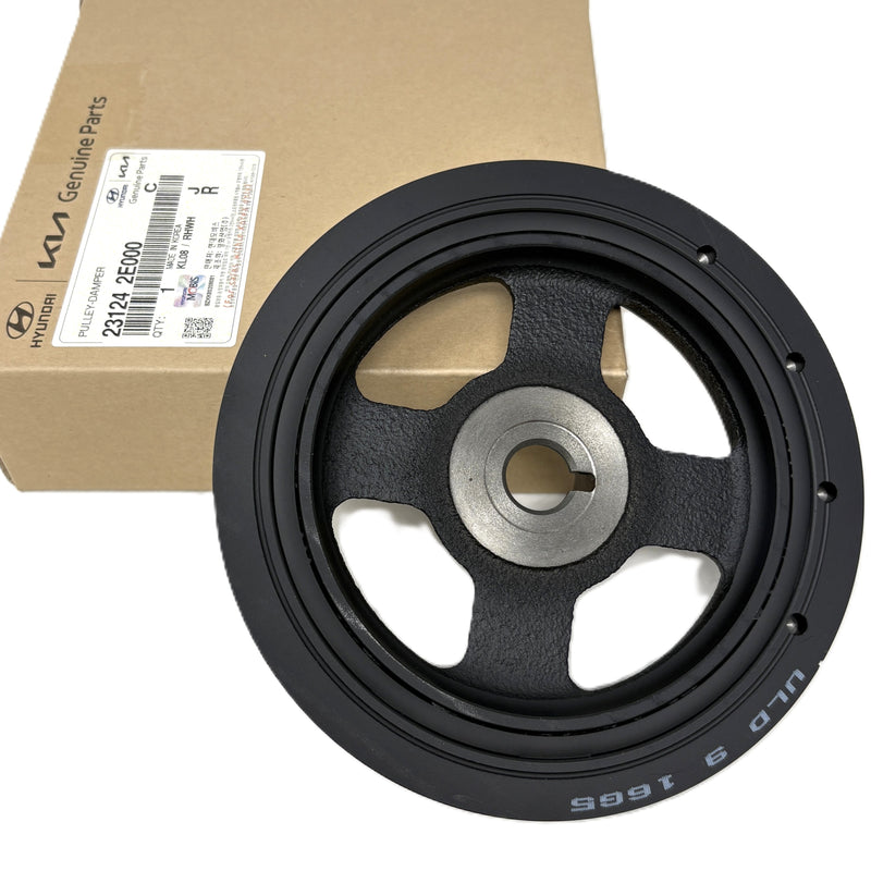 Genuine CRANKSHAFT PULLEY FOR 2011-2021 HYUNDAI 2012-2018 KIA # 23124-2E000