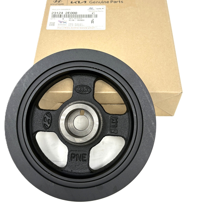 Genuine CRANKSHAFT PULLEY FOR 2011-2021 HYUNDAI 2012-2018 KIA # 23124-2E000