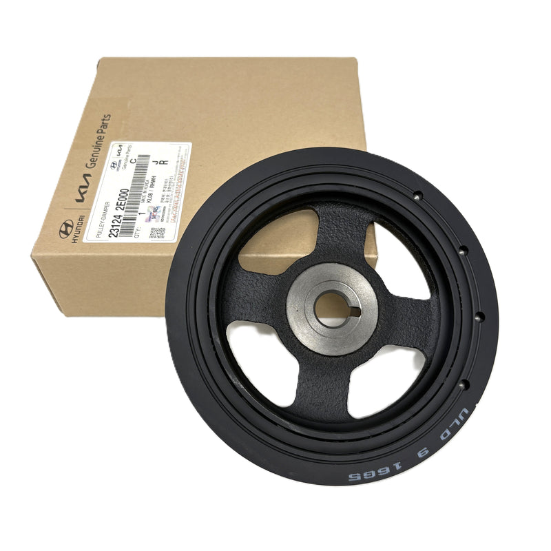 CRANKSHAFT DAMPER PULLEY 11-20 HYUNDAI 12-18 KIA 1.8L 2.0L 23124-2E000