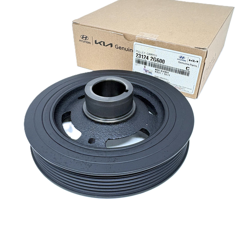 CRANKSHAFT PULLEY HARMONIC BALANCER for 09-16 HYUNDAI KIA 23124-2G600