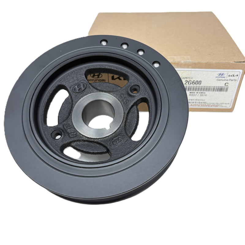 CRANKSHAFT PULLEY HARMONIC BALANCER for 09-16 HYUNDAI KIA 23124-2G600