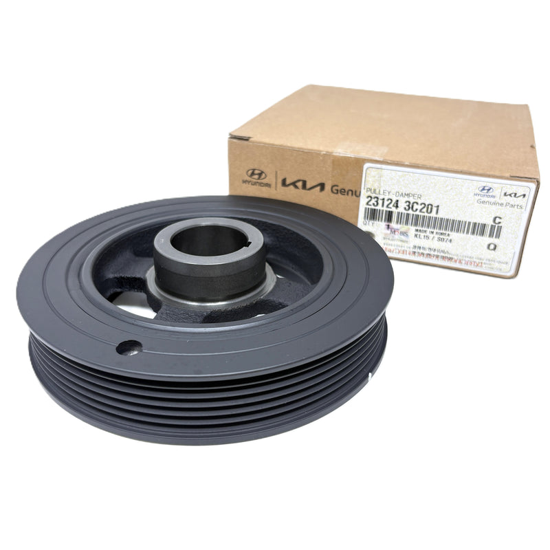 Genuine Crankshaft Pulley for Santa Fe Genesis Sedona Sorento 231243C201