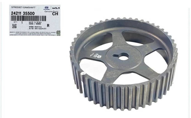 GENUINE Camshaft Gear for Hyundai 1999-2009 Kia 2001-2010 2.5L 2.7L 24211-35500