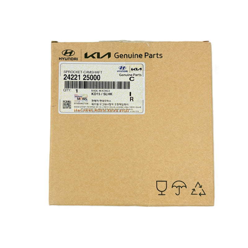 Genuine Camshaft Sprocket for 06-08 Sonata 06-13 Forte Optima Rondo 24221-25000
