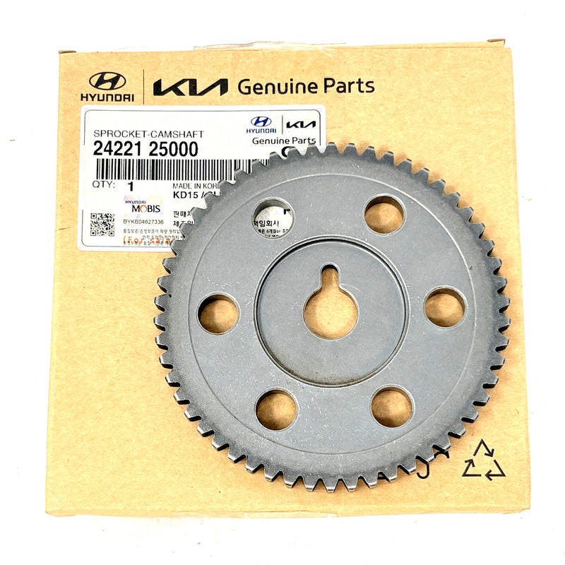 Genuine Camshaft Sprocket for 06-08 Sonata 06-13 Forte Optima Rondo 24221-25000