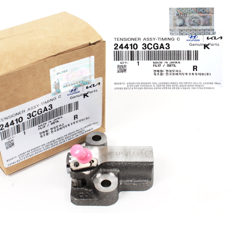 Genuine 2Pcs Timing Chain Tensioner 24410-3CGA3 For 2012-22Hyundai Kia 3.3L 3.8