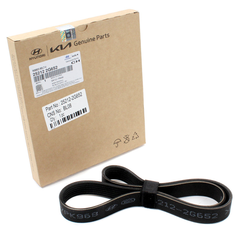 Serpentine Belt for 2011-2016 Hyundai Sonata Optima HYBRID 252122G652 GENUINE