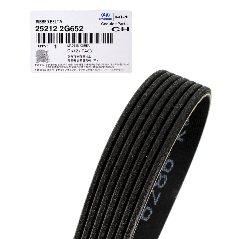 Serpentine Belt for 2011-2016 Hyundai Sonata Optima HYBRID 252122G652 GENUINE