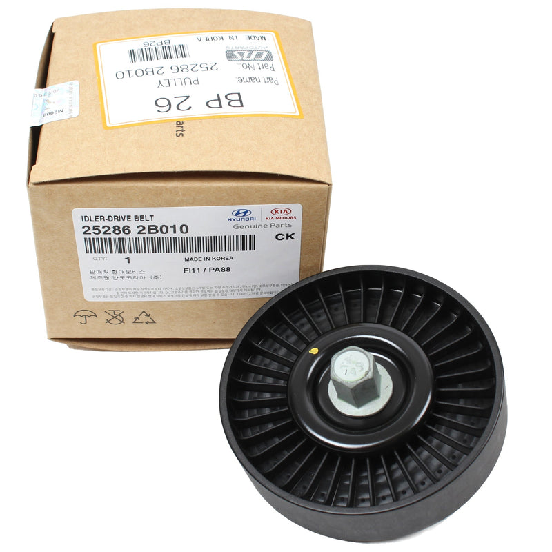 GENUINE Idler Pulley for 12-23 Accent Elantra Kona Sonata Tucson 1.6 25286 2B010