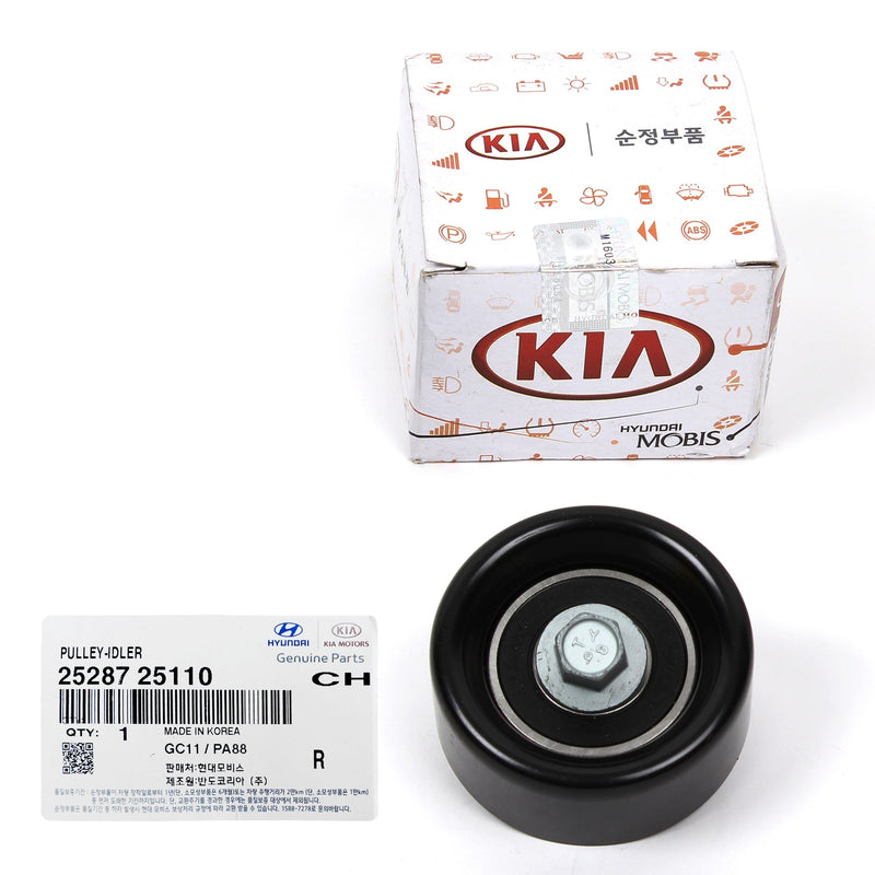 Belt Idler Pulley for 10-15 Hyundai Santa Fe Sonata Tucson 2528725110 GENUINE
