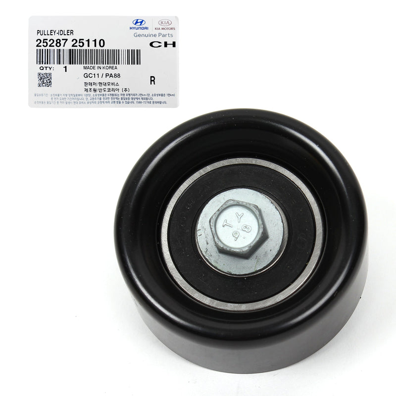 Belt Idler Pulley for 10-15 Hyundai Santa Fe Sonata Tucson 2528725110 GENUINE
