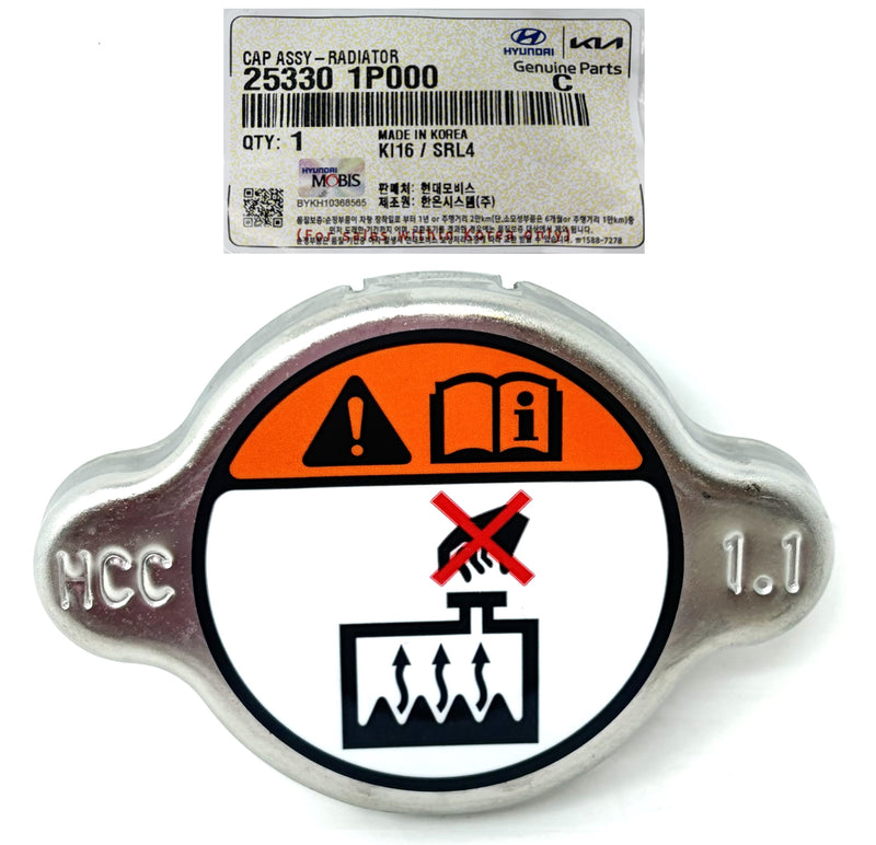 RADIATOR CAP 13-18 AZERA ELANTRA EQUUS SANTA FE SONATA 253301P000 KIA Hyundai
