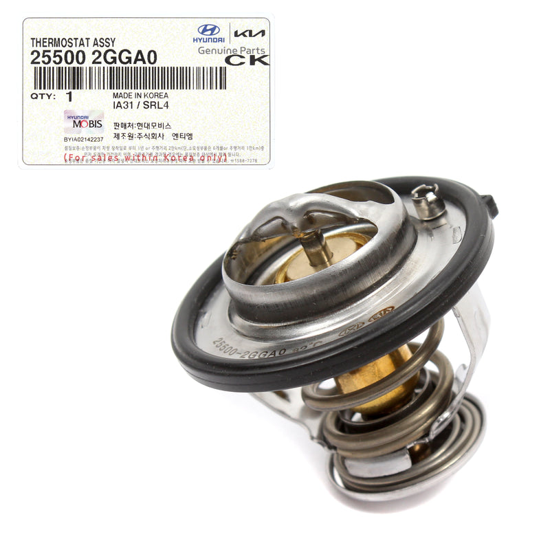 Coolant Thermostat for 2015-2022 Hyundai Kia 2.4L 255002GGA0 GENUINE