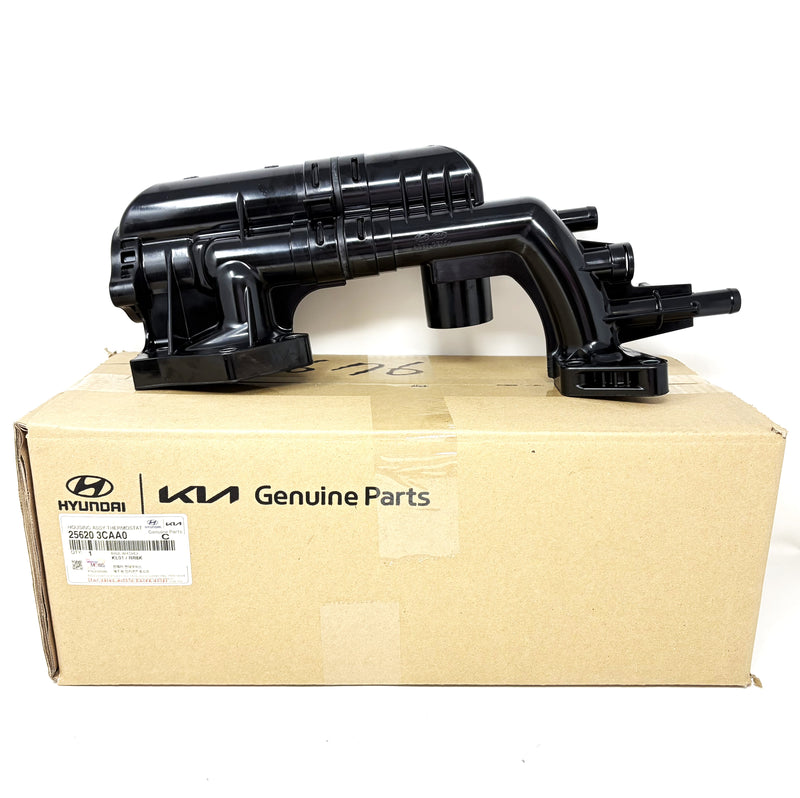 Thermostat Housing for Azera Santa Fe Cadenza Sedona Sorento 256203CAA0 GENUINE