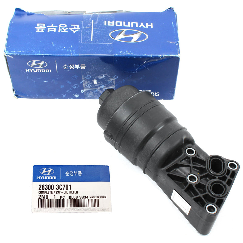 GENUINE Engine Oil Filter Housing for 2010-17 Genesis Coupe K900 263003C701
