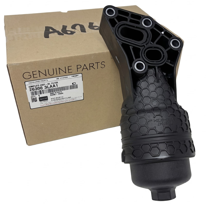 Engine Oil Filter Housing Kia Hyundai 2017-2026 3.3L 3.8L 263003LAA1 GENUINE