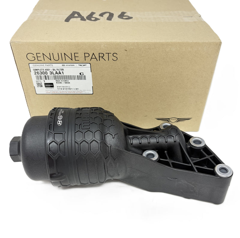 Engine Oil Filter Housing Kia Hyundai 2017-2026 3.3L 3.8L 263003LAA1 GENUINE