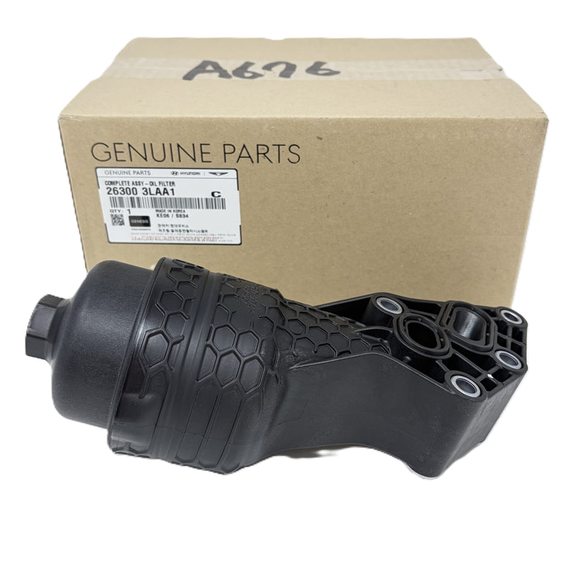 Engine Oil Filter Housing Kia Hyundai 2017-2026 3.3L 3.8L 263003LAA1 GENUINE