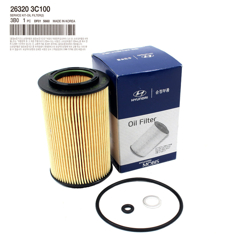 OEM Oil Filter for Azera Entourage Santa Fe Sonata Sedona Sorento V6 263203C100