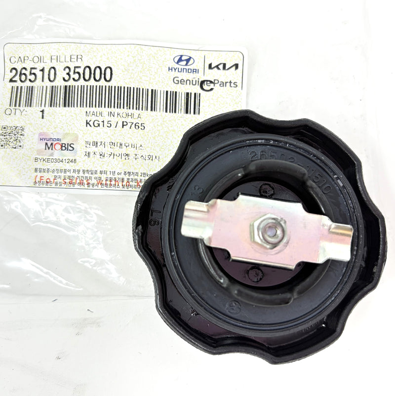 GENUINE OIL FILLER CAP for 1986-2006 HYUNDAI KIA MODELS OE# 26510-35000