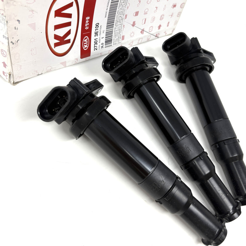 GENUINE Ignition Coil 3PCS for 06-08 Hyundai Santa Fe Kia Optima 2.7L