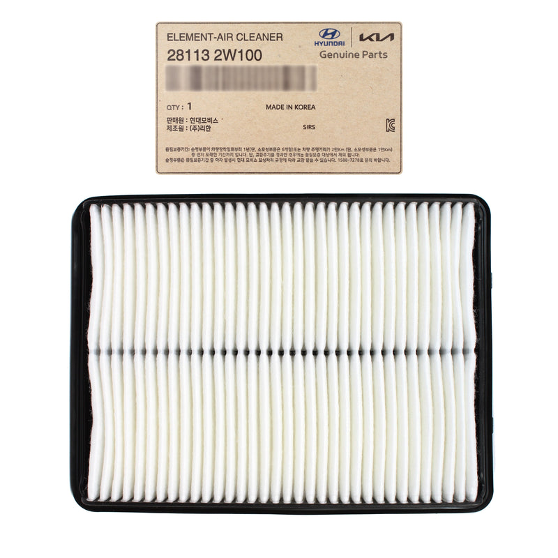 Air Cleaner Filter for 2013-2019 Santa Fe 2014-2015 Sorento 281132W100 GENUINE