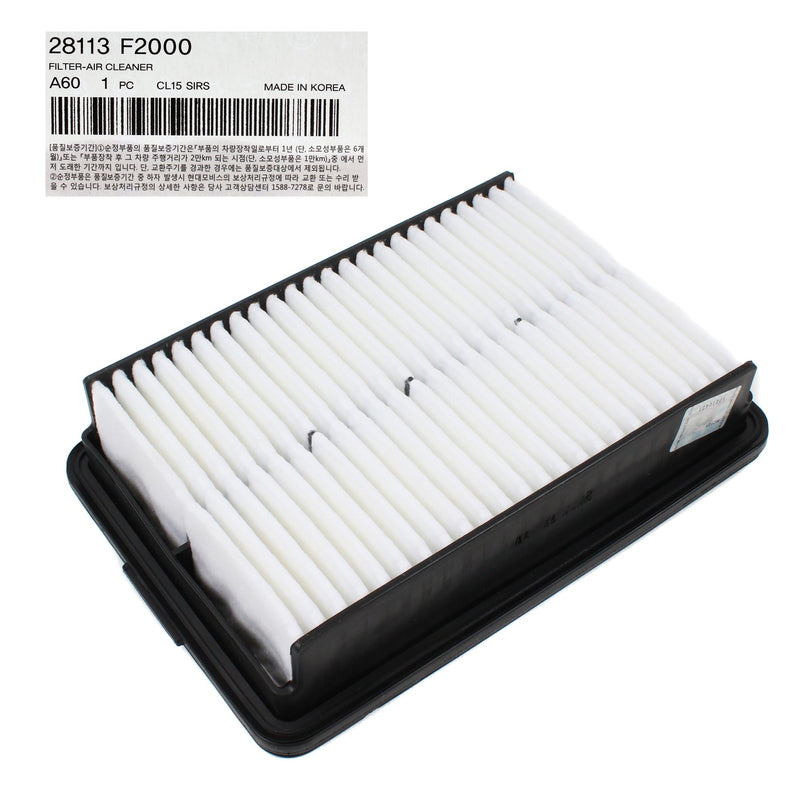 Air Filter for 17-23 Elantra / GT Kona Veloster Forte Soul 28113F2000 GENUINE