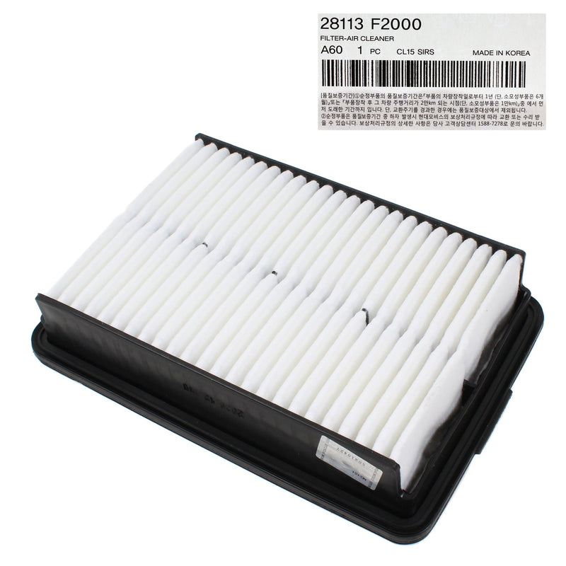 Air Filter for 17-23 Elantra / GT Kona Veloster Forte Soul 28113F2000 GENUINE