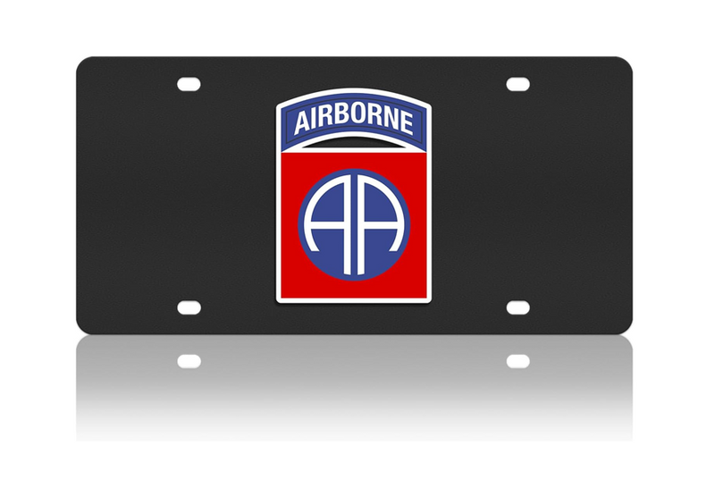 Eurosport Daytona 82ND AIRBORNE DIVISION BLACK STAINLESS PLATE