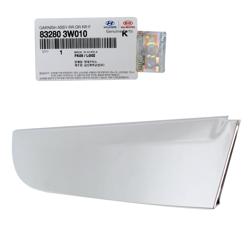 Rear C Pillar Molding Chrome RIGHT for 11-15 Kia Sportage 832803W010 GENUINE
