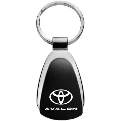 Au-Tomotive Gold, INC. Toyota Avalon Black Teardrop Keychain