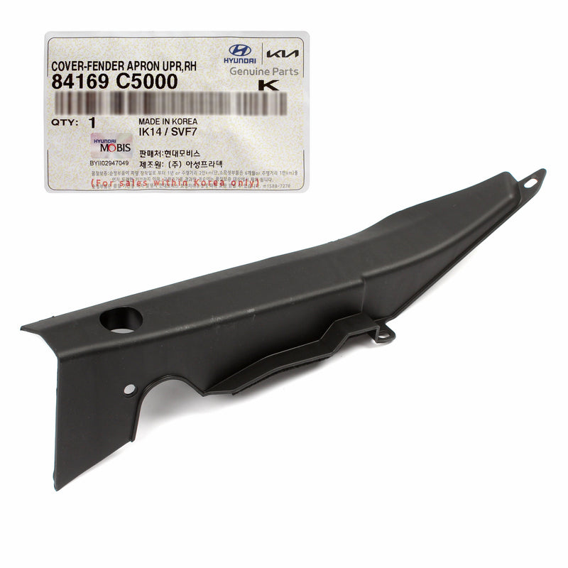 Front Fender Cover Trim RIGHT RH for 2016-2020 Kia Sorento 84169C5000 GENUINE
