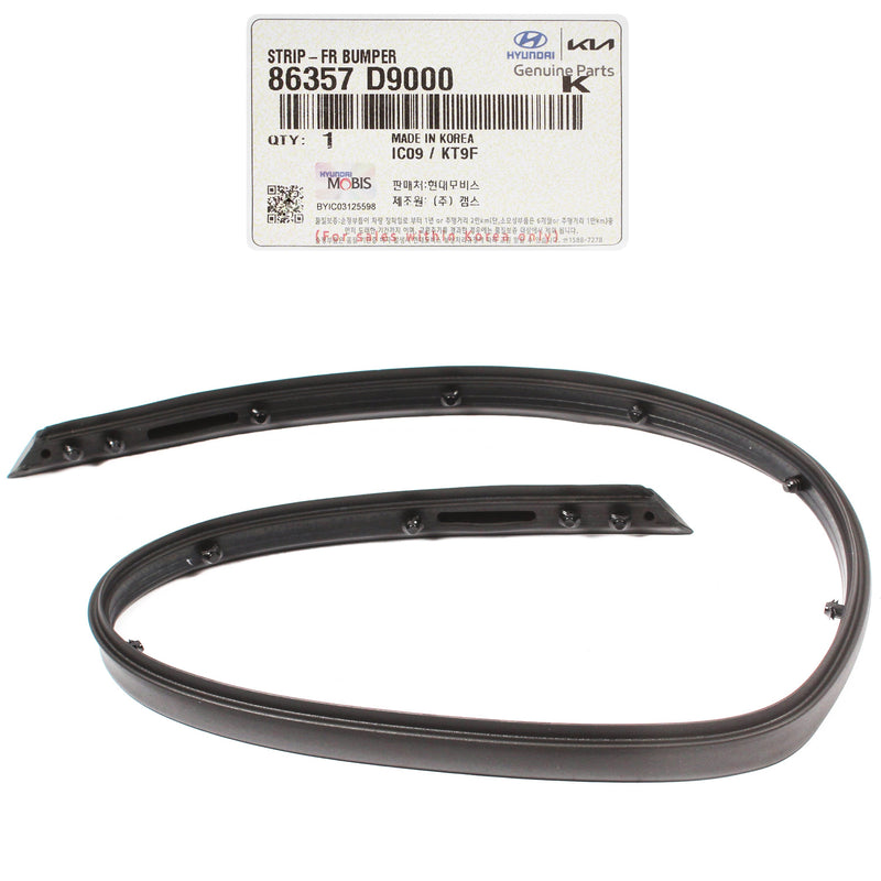 Front Bumper Hood Rubber Seal Strip for 17-22 Kia Sportage 86357D9000 GENUINE